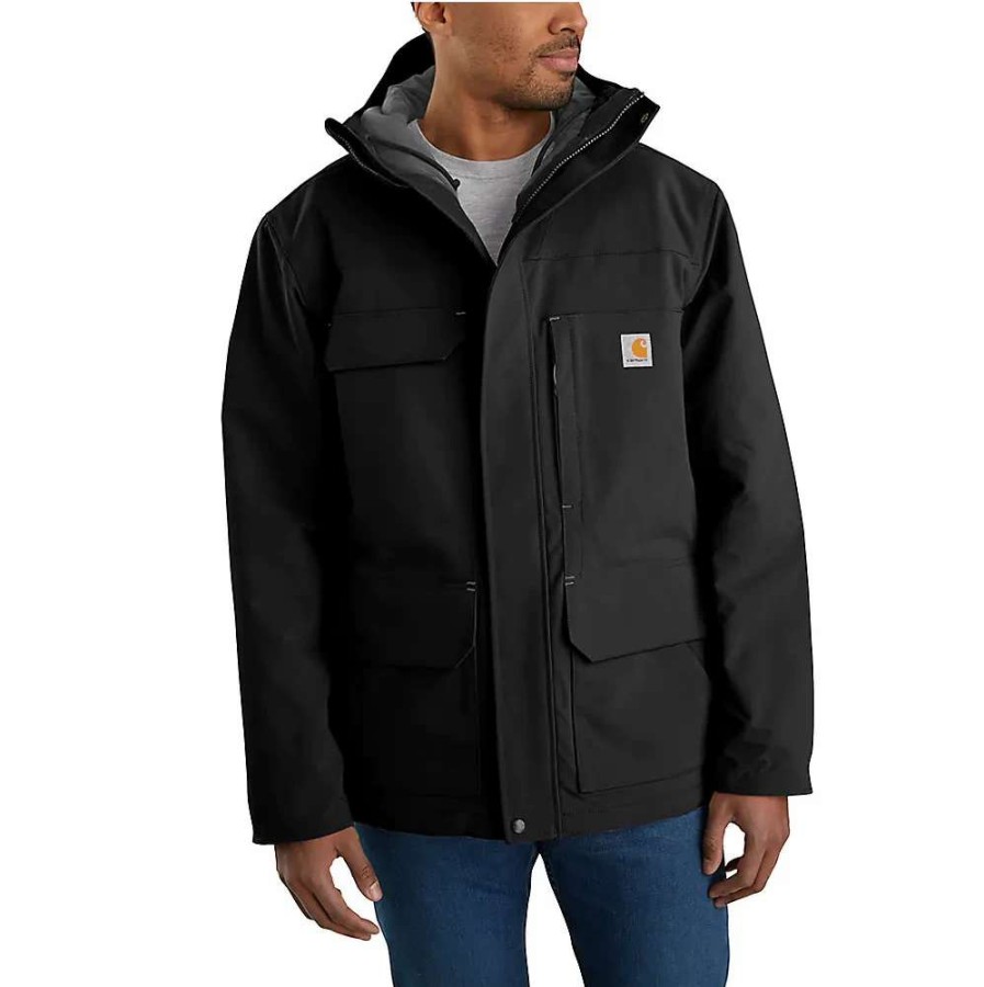 Men * | Carhartt Super Dux Relaxed Fit Insulated Traditional Coat