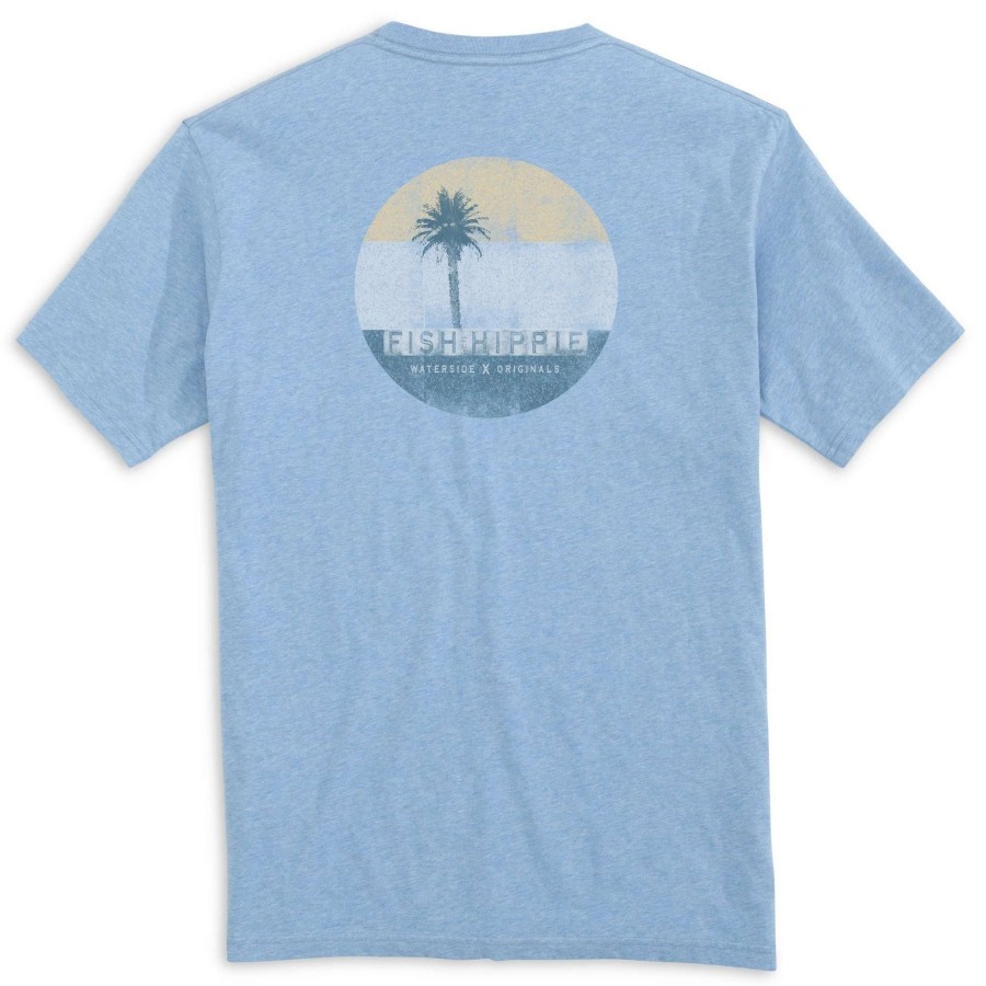 Men * | Fish Hippie Tall Order Tee Heathered Sky