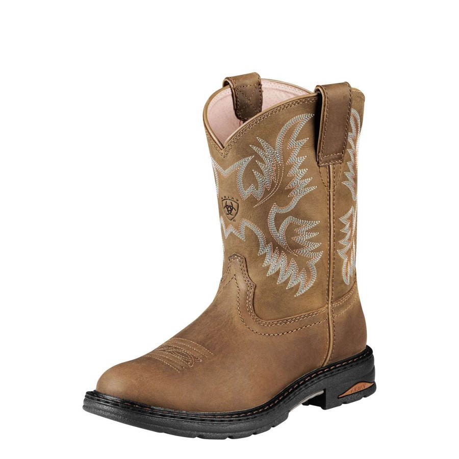 Footwear * | Ariat Women'S Tracey Composite Toe Work Boot Dusted Brown