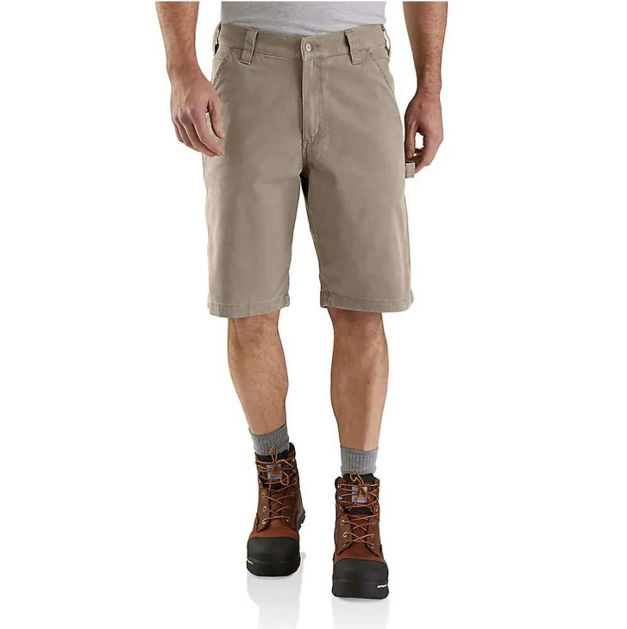 Men * | Carhartt Rugged Flex Relaxed Fit Canvas Utility Work Shorts