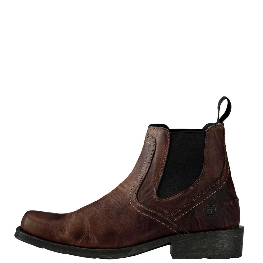 Footwear * | Ariat Midtown Rambler Chelsea Boot Barn Brown